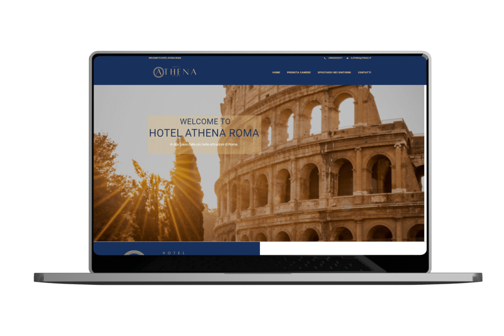 Home sito web hotel easy sviluppato da easy digital agency roma